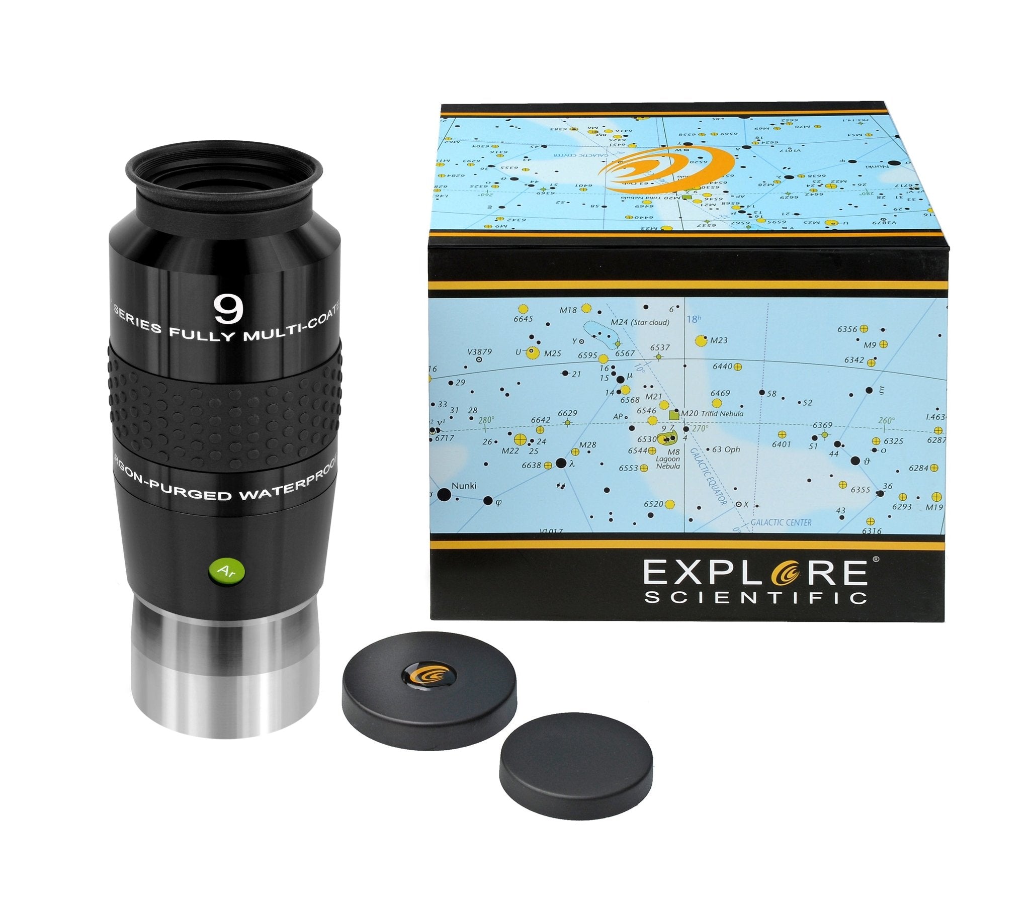 Explore Scientific 100° Ar Eyepieces EXPLORE SCIENTIFIC 100° Ar Eyepiece 9mm