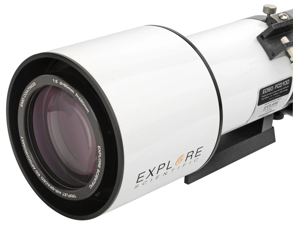 EXPLORE SCIENTIFIC ED APO 80mm f/6 FCD-1 Alu 2" R&P Focuser