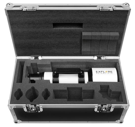 EXPLORE SCIENTIFIC Flight-Case ED127 ALU Tube – Robust Protection