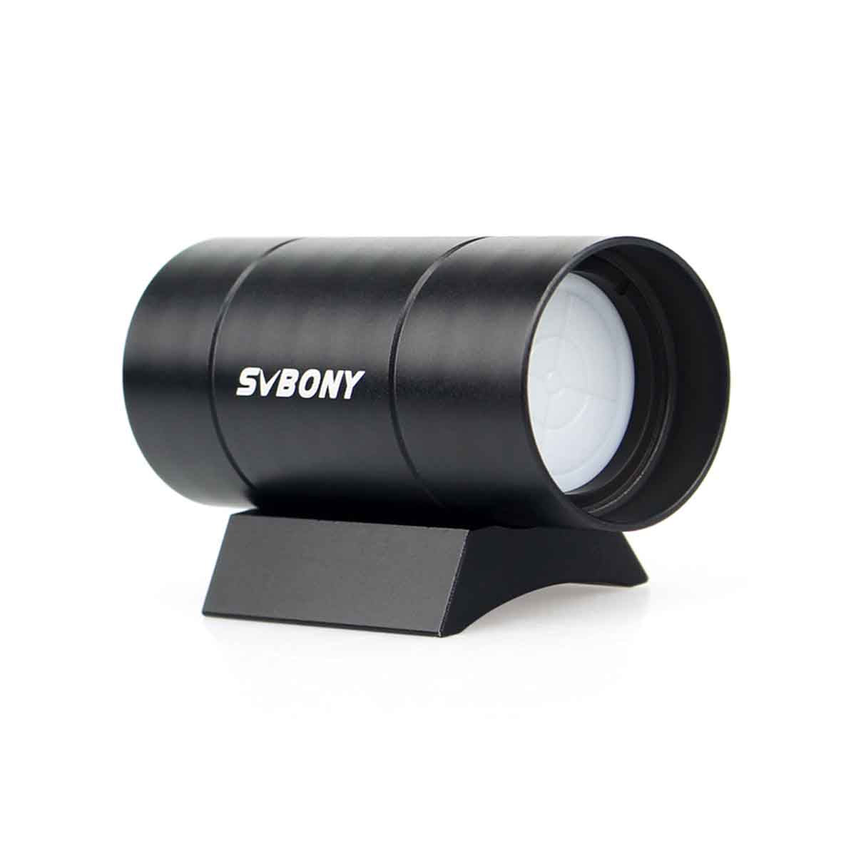Black SVBONY Solar Finder Scope on a white background