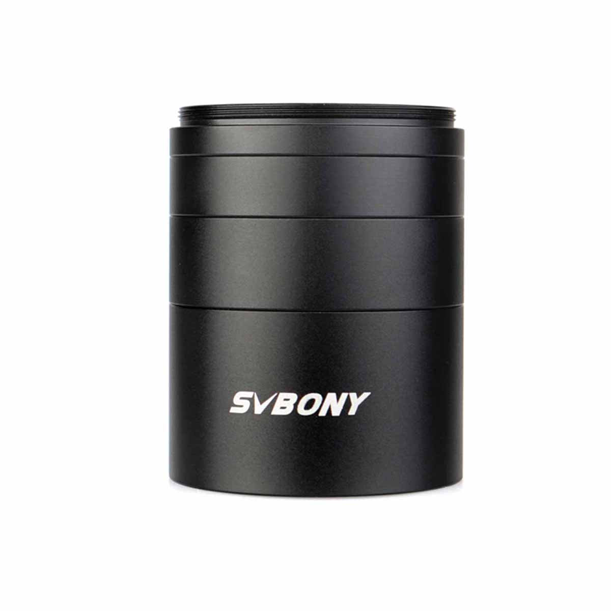 Black M48 Extension Tube kit with 'SVBONY' branding on a white background