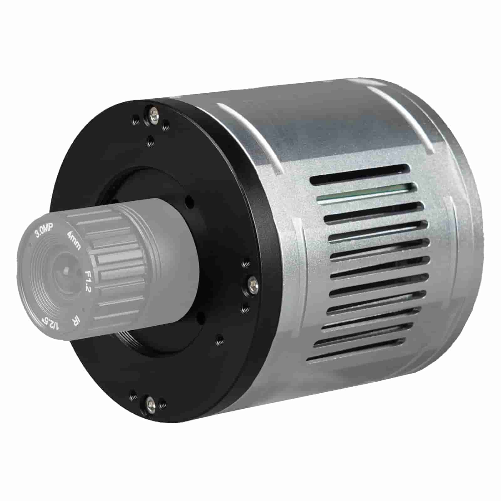 SC432M Mono Global Shutter Large Pixel CMOS Solar Camera with camera attached 