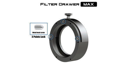Filter Drawer MAX: Filter Holder for Astrophotography Dark Clear Skies