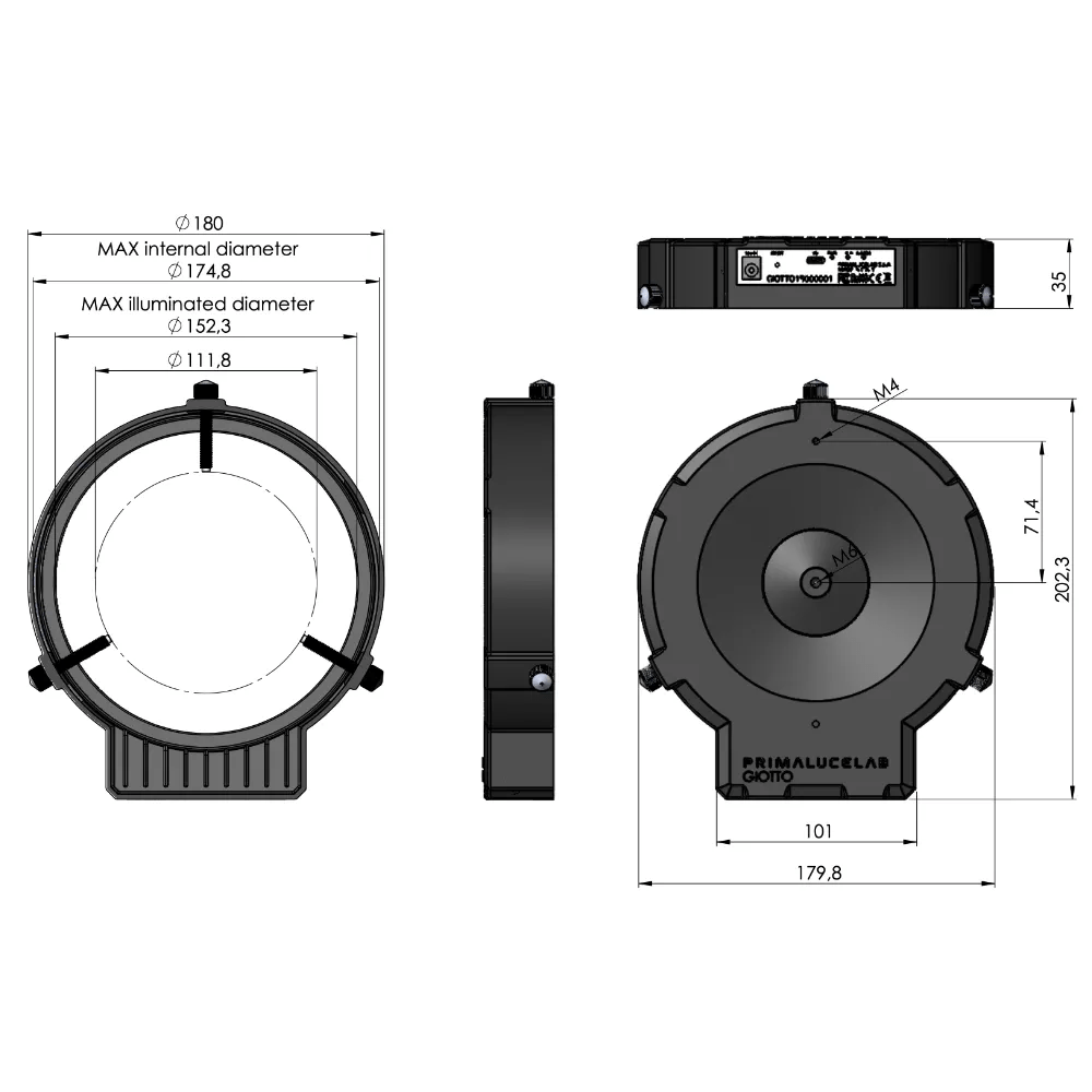 PrimaLuceLab GIOTTO 150 Flat Field Generator for Astrophotography