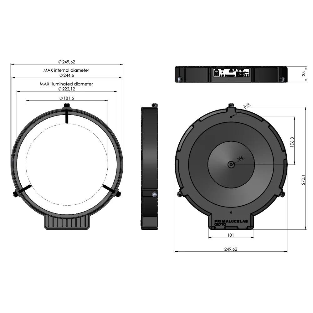 GIOTTO 220 Smart Flat Field Generator from Primaluce Lab