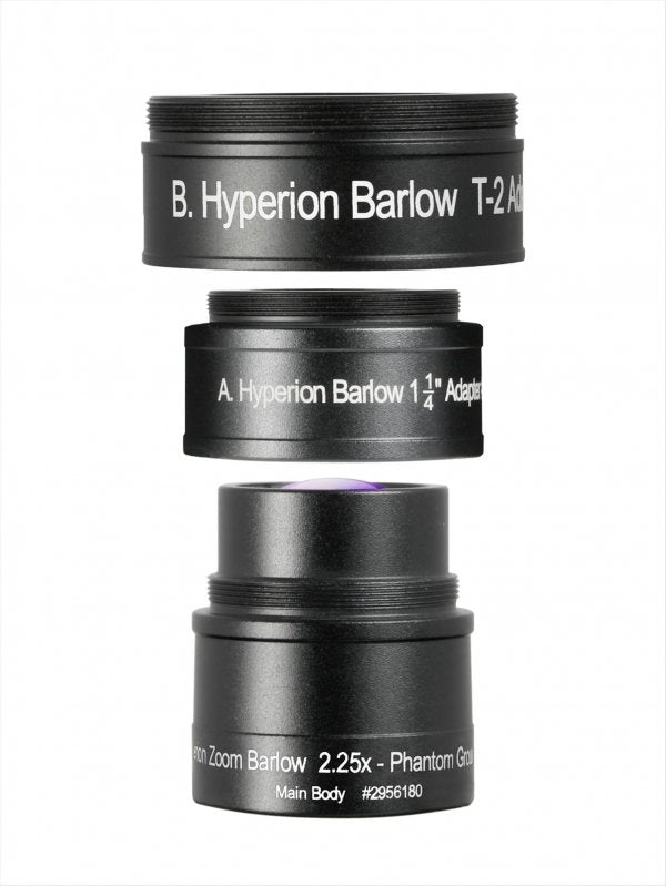 Baader Hyperion Zoom 2.25x Barlow Lens – Dark Clear Skies UK