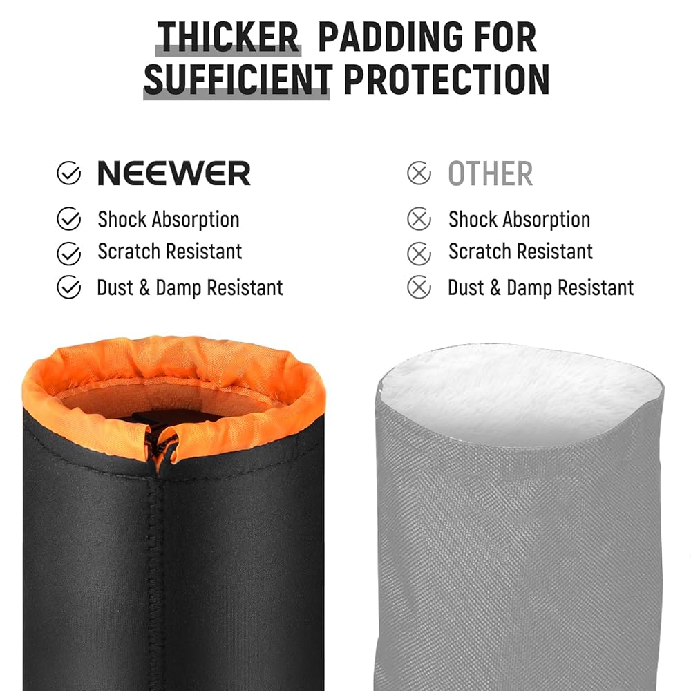 NEEWER Camera Lens Pouches – Dark Clear Skies UK