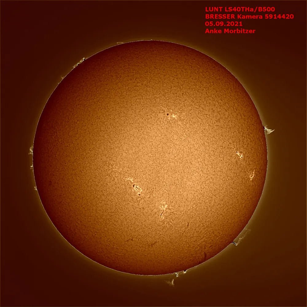 Lunt LS50THa/B600PT 50mm H-Alpha Telescope with Pressure Tuner