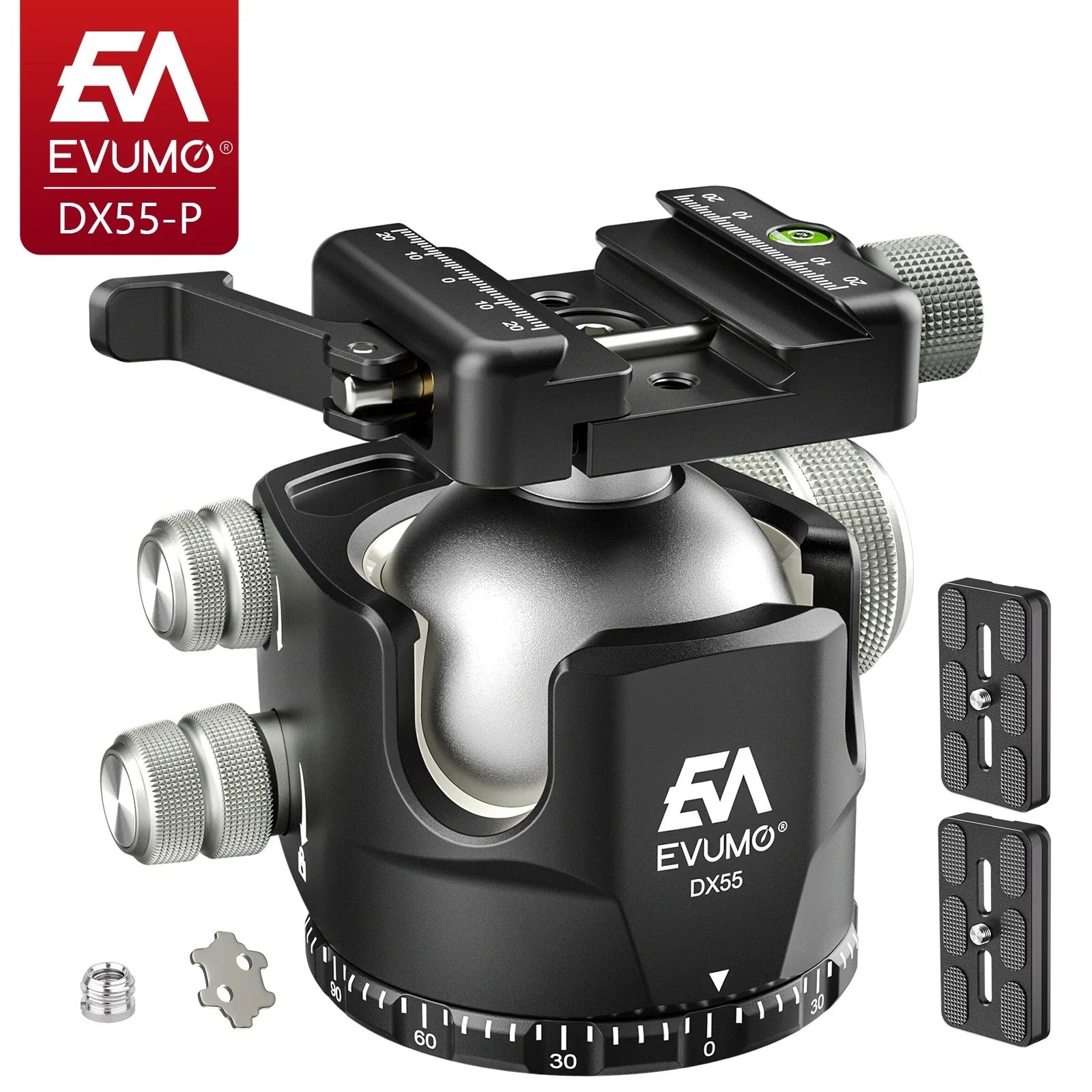 EVUMO DX55-P Professional Ballhead – Dark Clear Skies UK