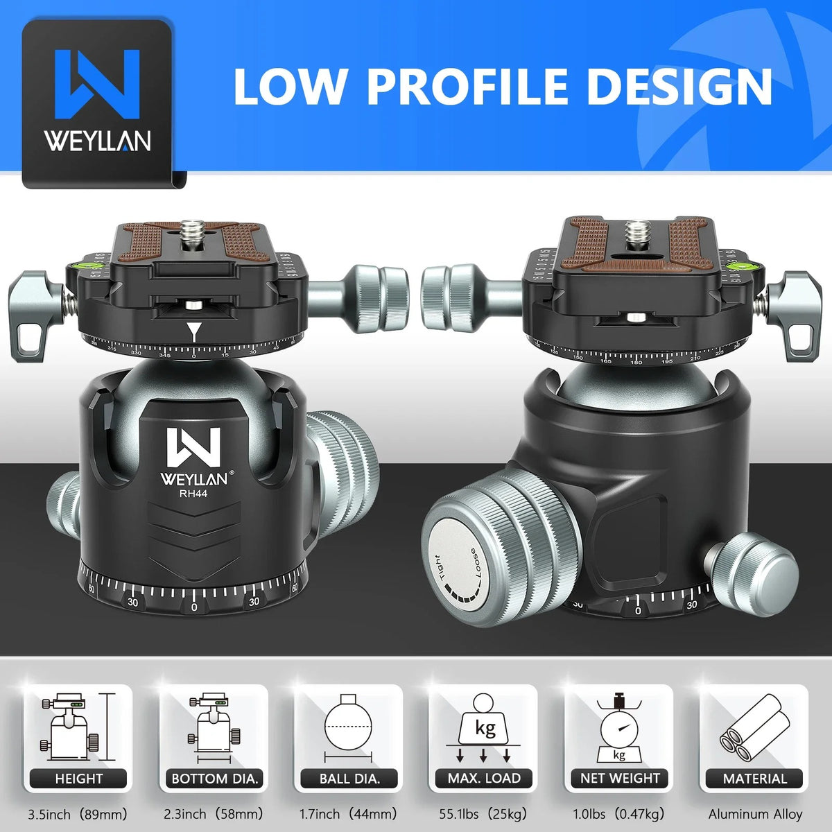 Weyllan RH44 Ballhead