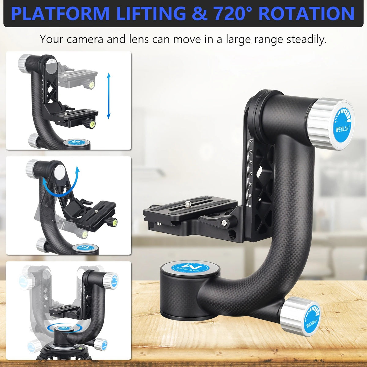 Weyllan PH6 Gimbal head