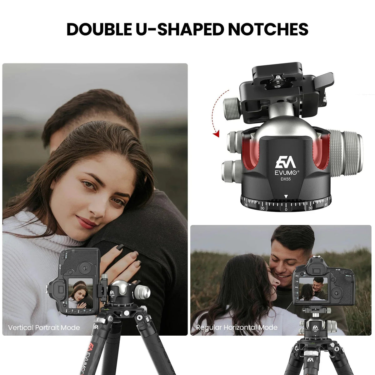 EVUMO DX55-P Professional Ballhead