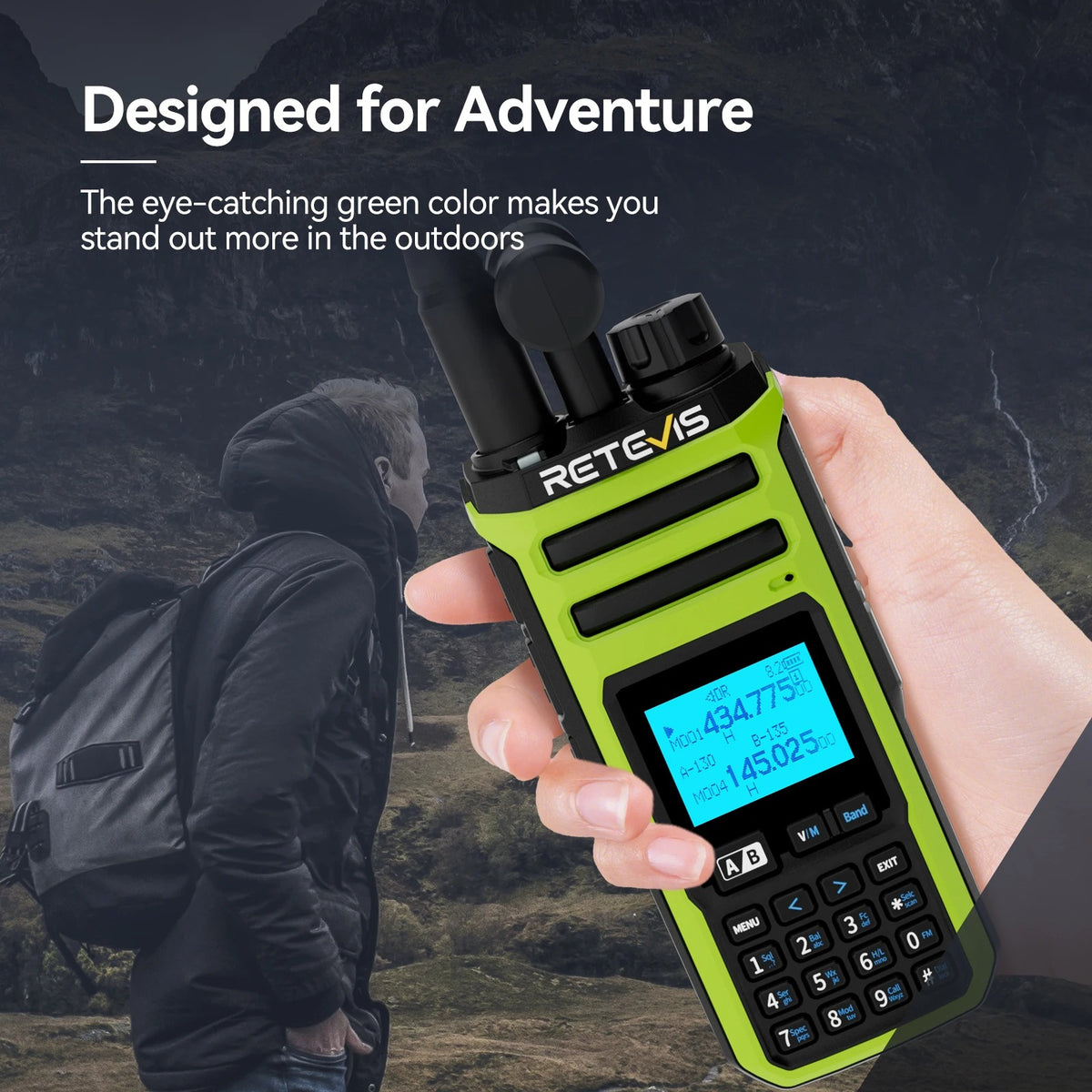 Retevis A3 Ham Radio – Dual Band Two-Way Radio