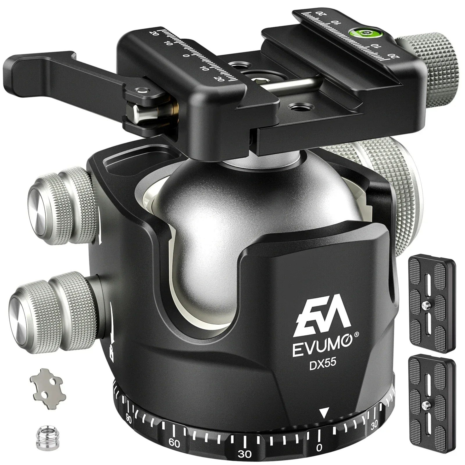 EVUMO DX55-P Professional Ballhead – Dark Clear Skies UK