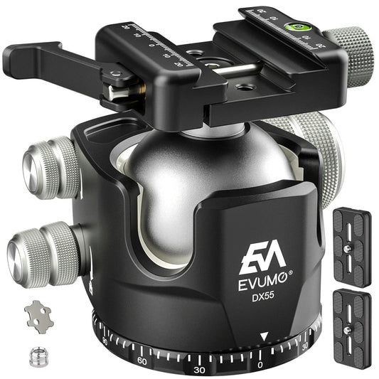 EVUMO DX55-P Professional Ballhead – Dark Clear Skies UK