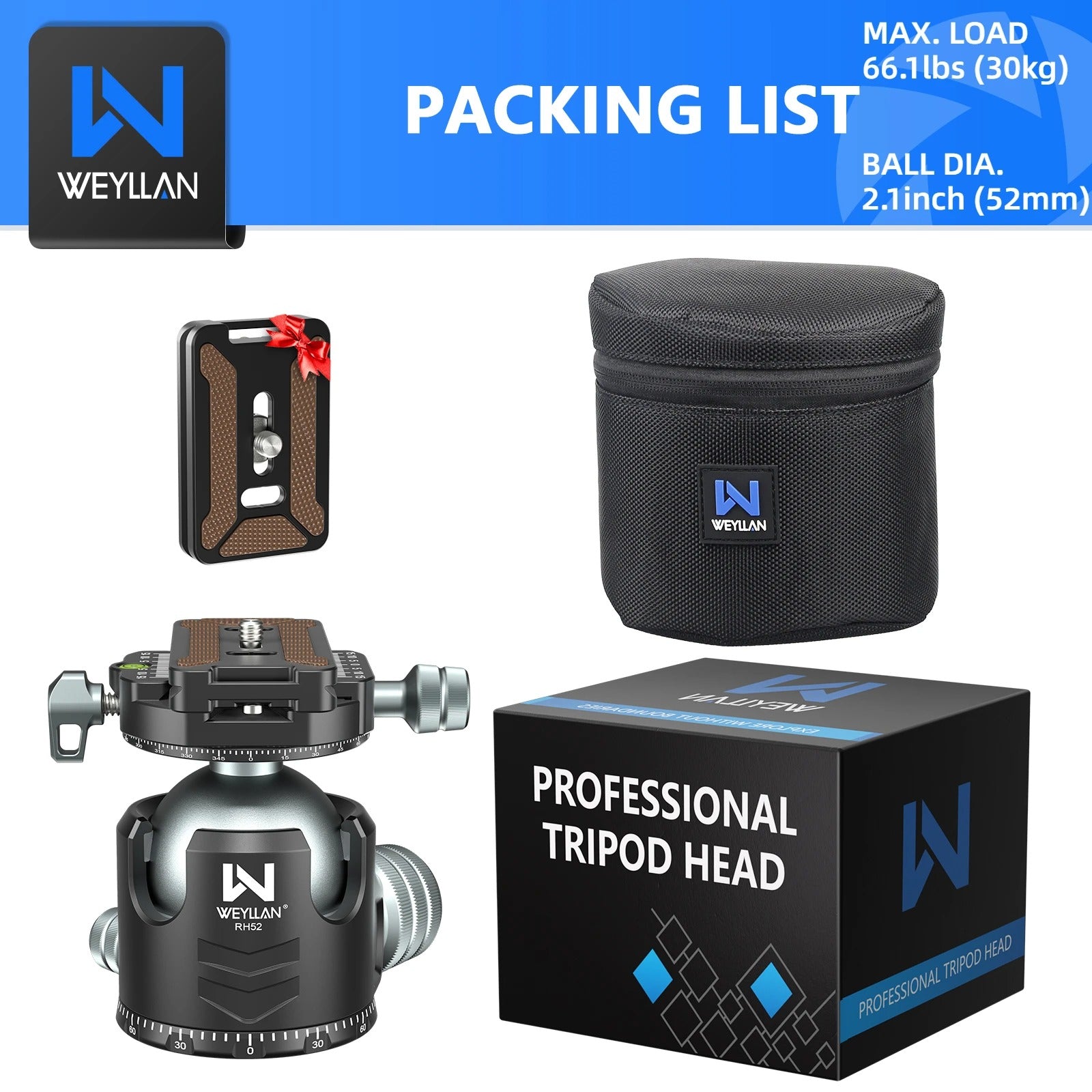 Weyllan RH44 Ballhead – Dark Clear Skies UK