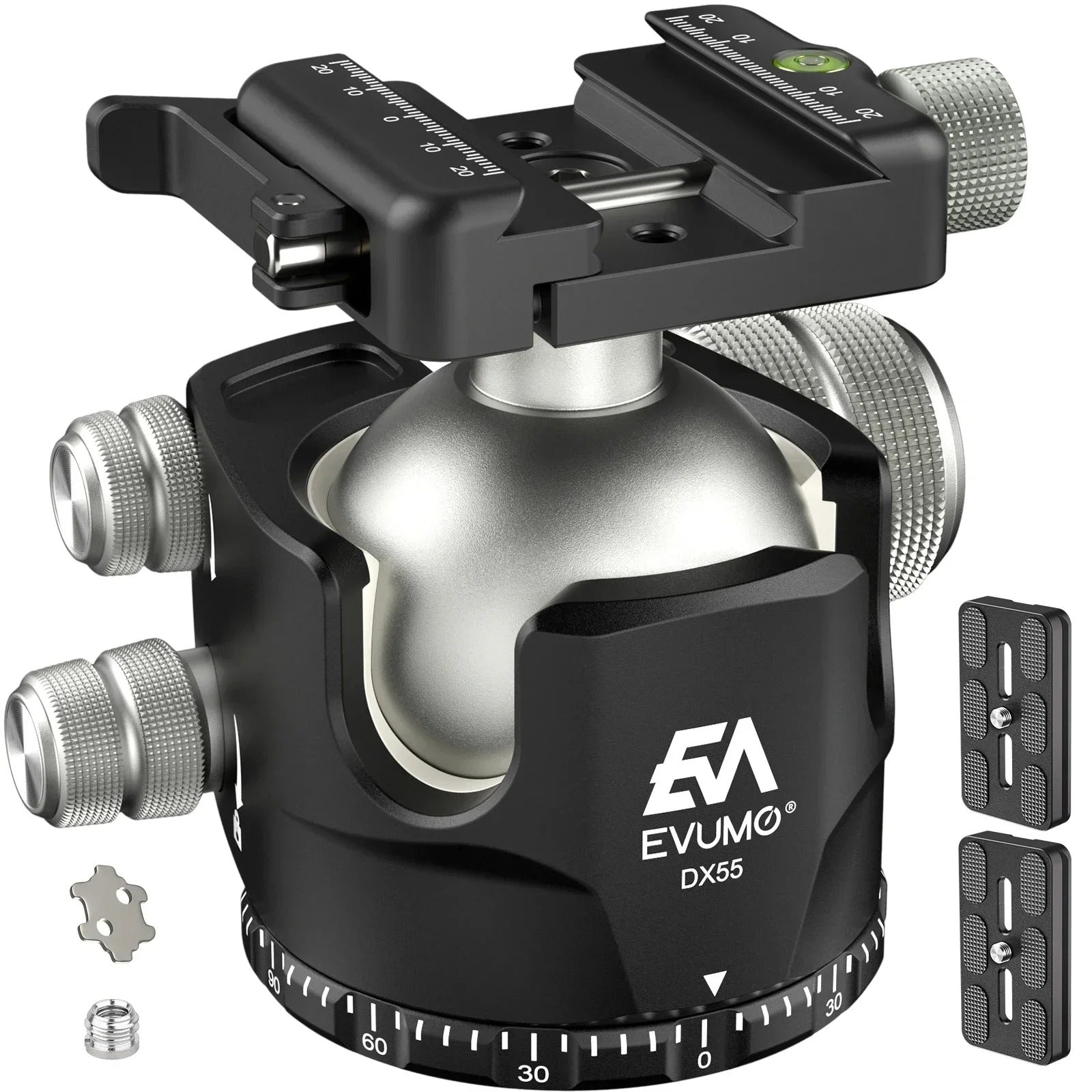 EVUMO DX55 Professional Ballhead – Dark Clear Skies UK