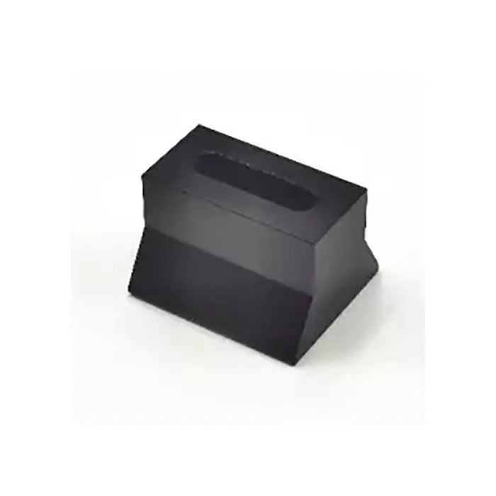 Black rectangular dovetail finder shoe base  on a white background