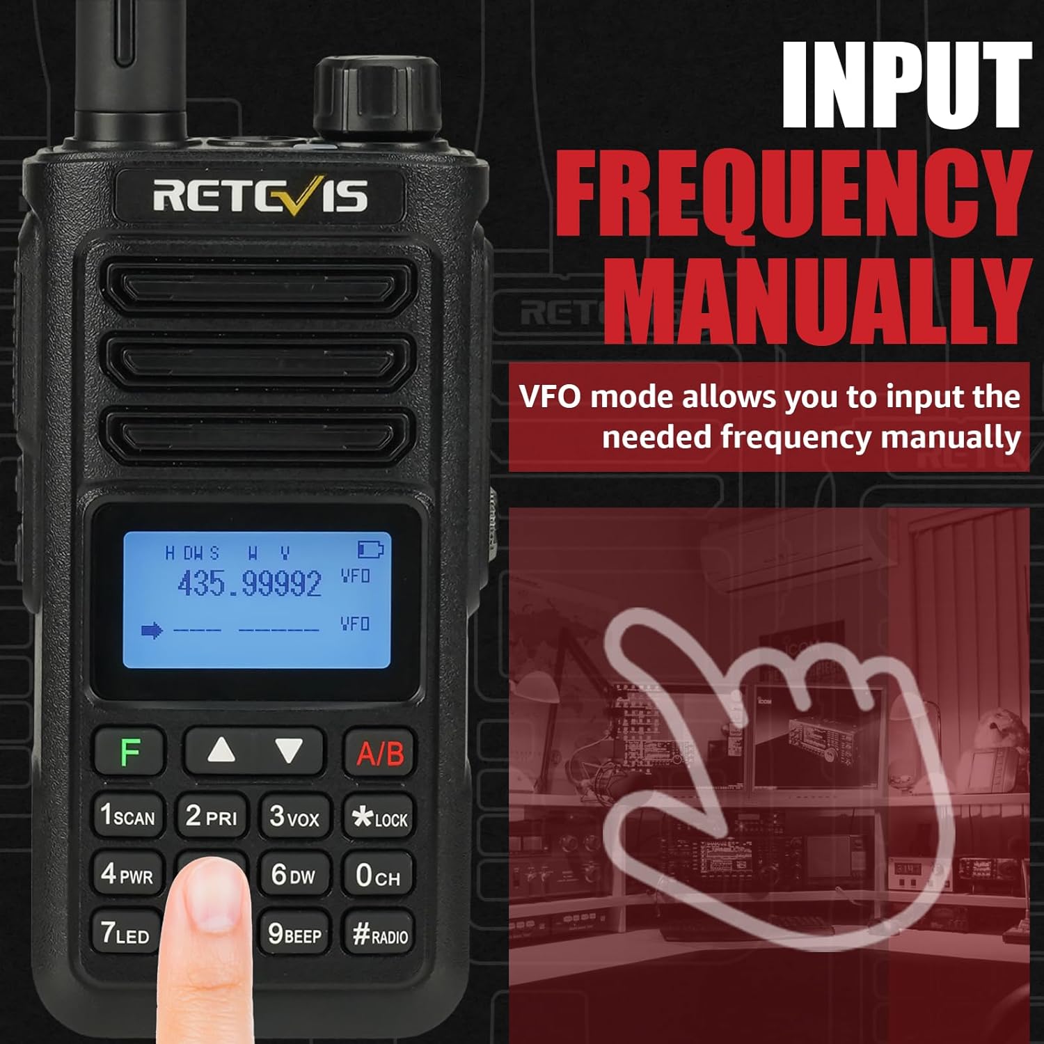 RA89 Dual Band Ham Radio