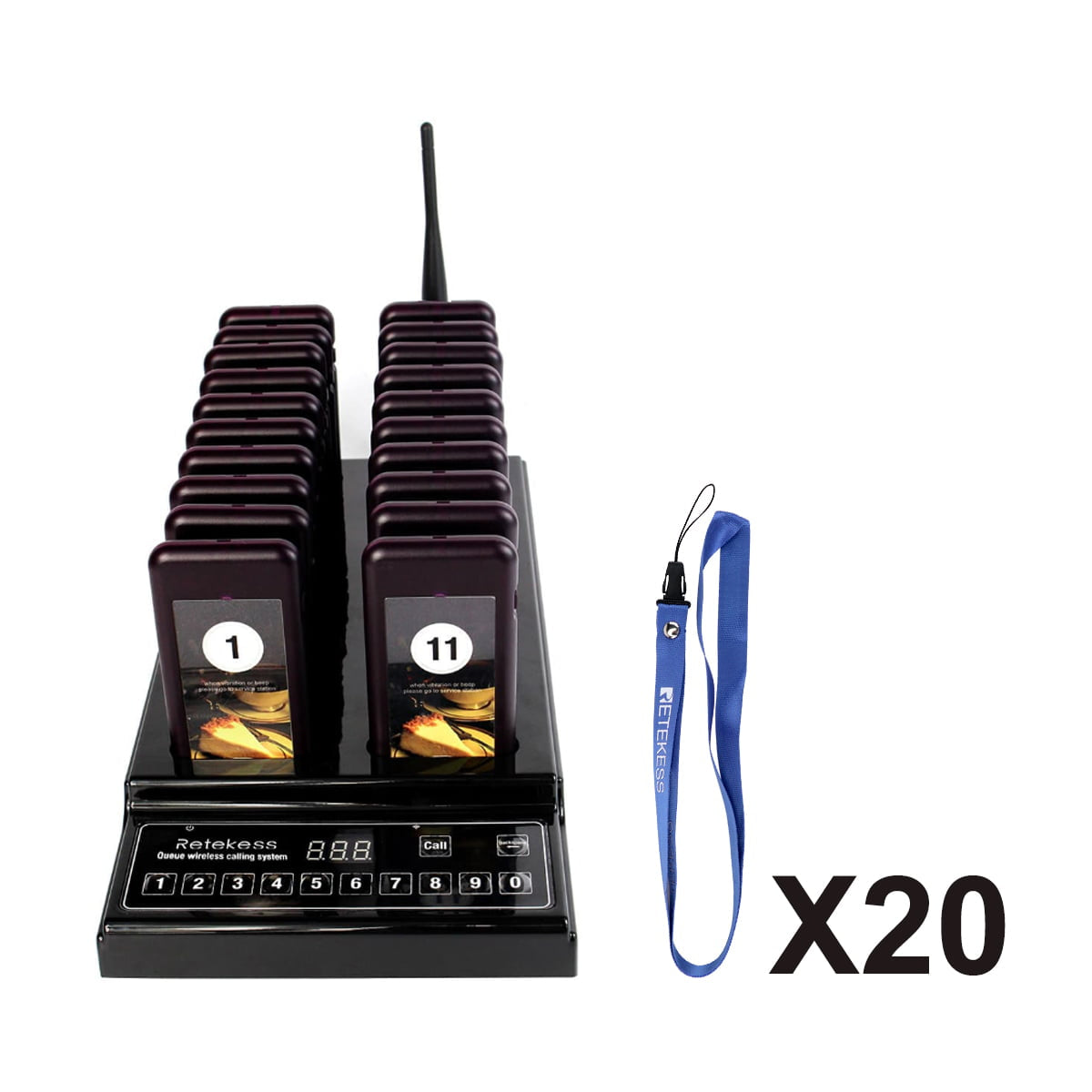 Retekess T112  Pager System - Dark Clear Skies 