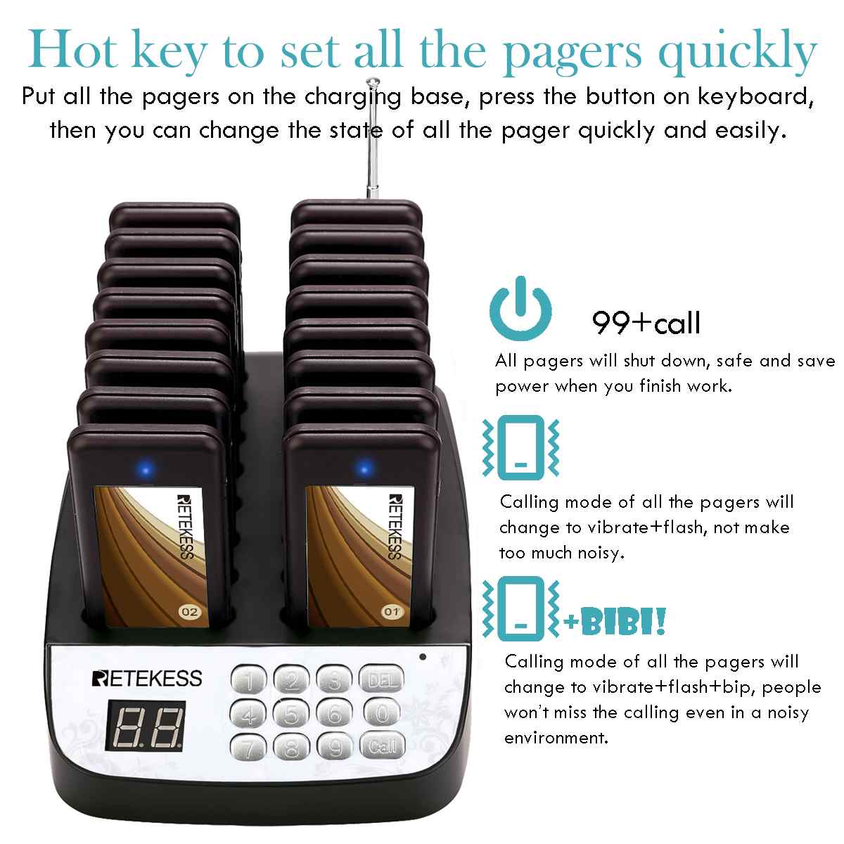 Retekess T113 Pager System – Dark Clear Skies UK
