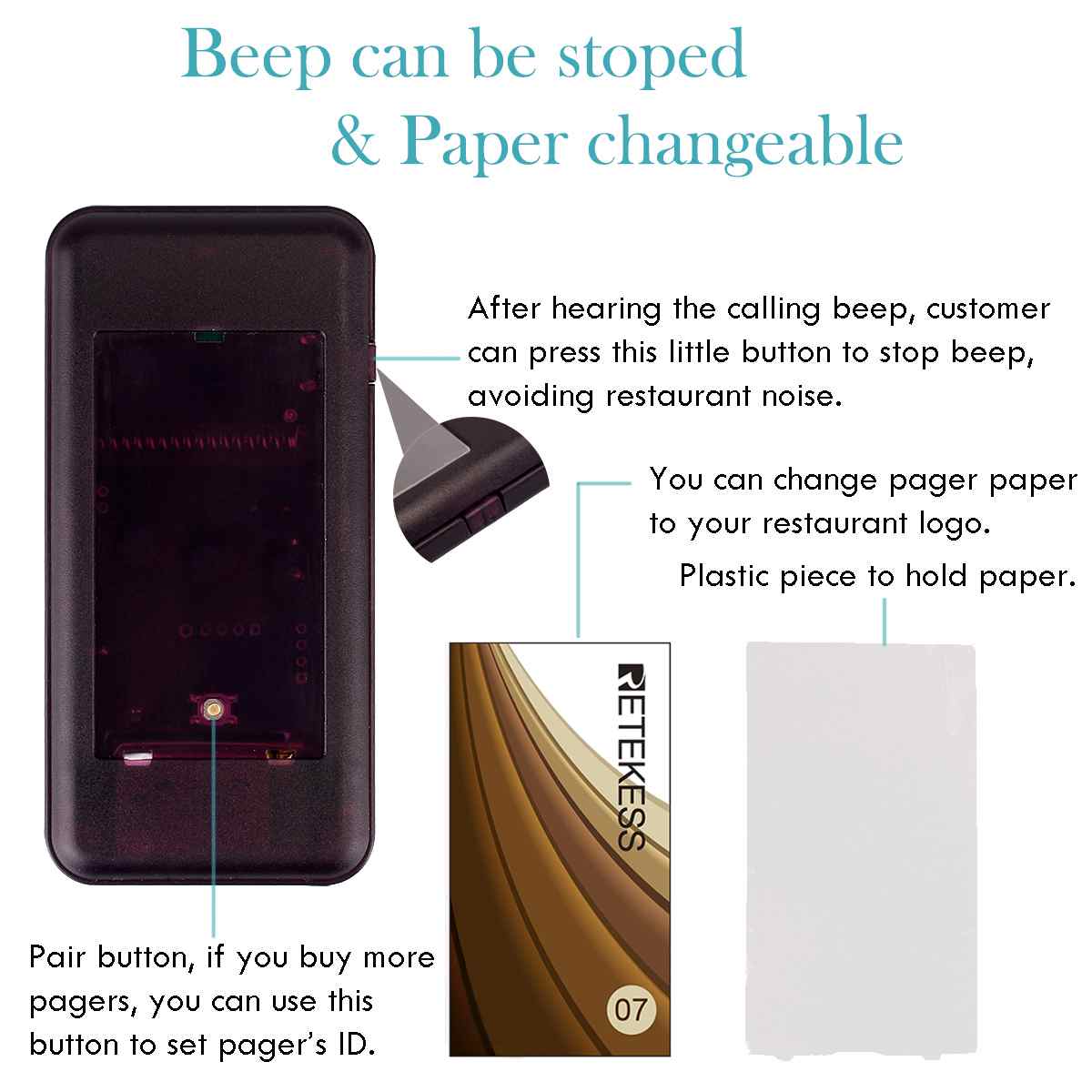 Retekess T113 Pager System – Dark Clear Skies UK