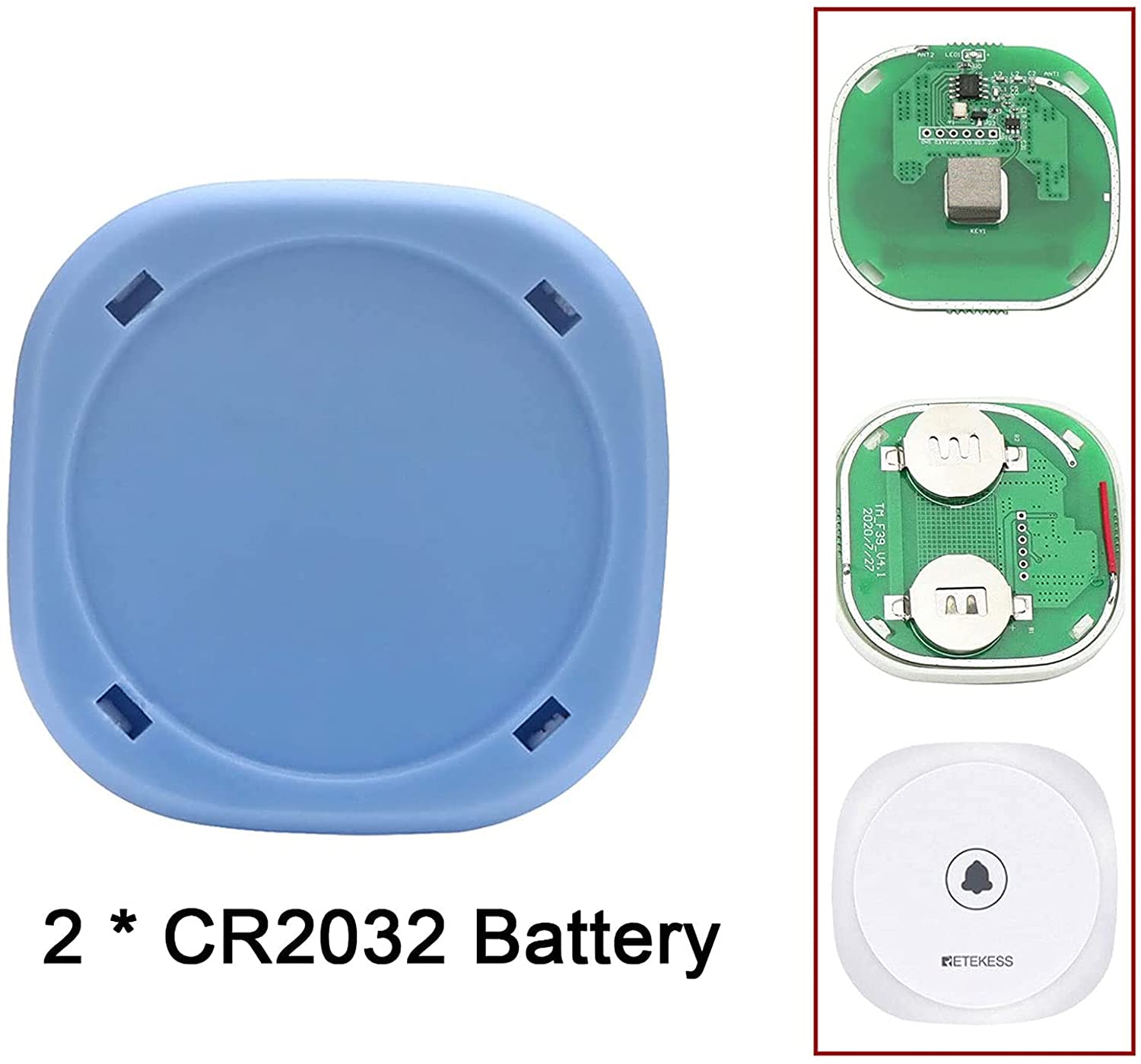 Retekess T128 Watch Receiver with 20 Call Buttons & USB Cable – Reliable Communication