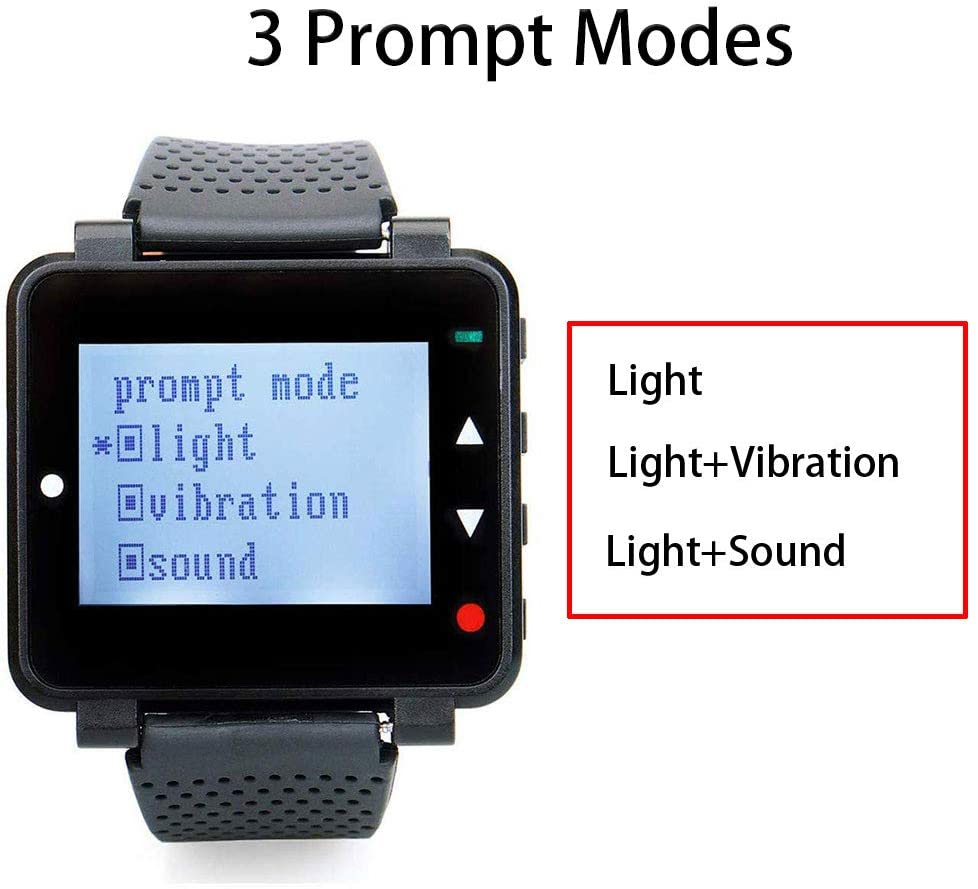 Wireless Waiter Watch Receiver System –Efficient Service Communication