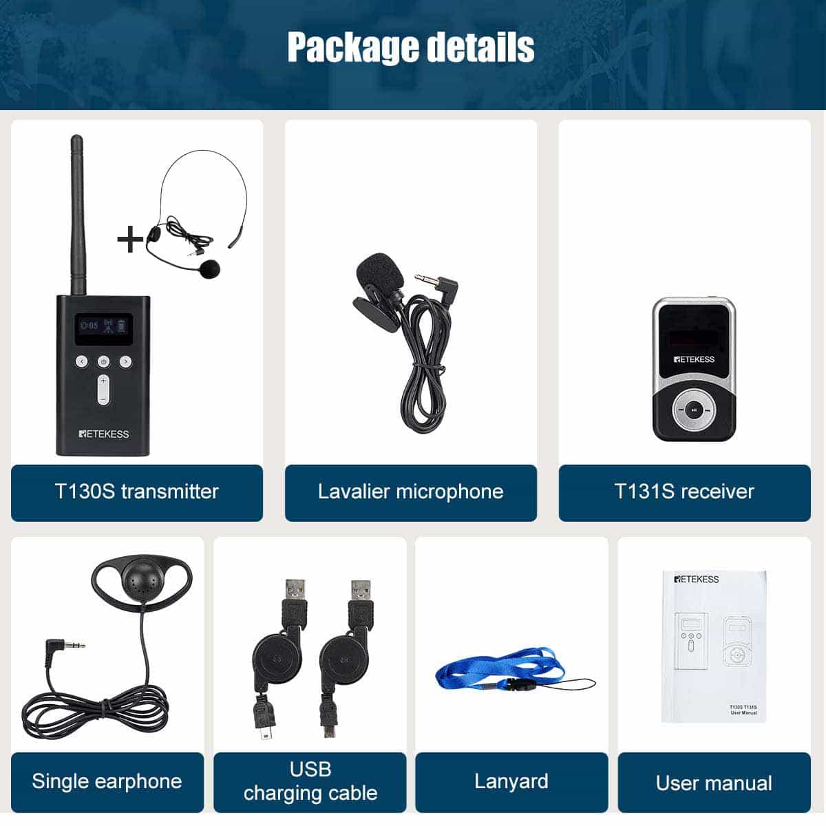 Retekess T130S T131S Interpretation Device