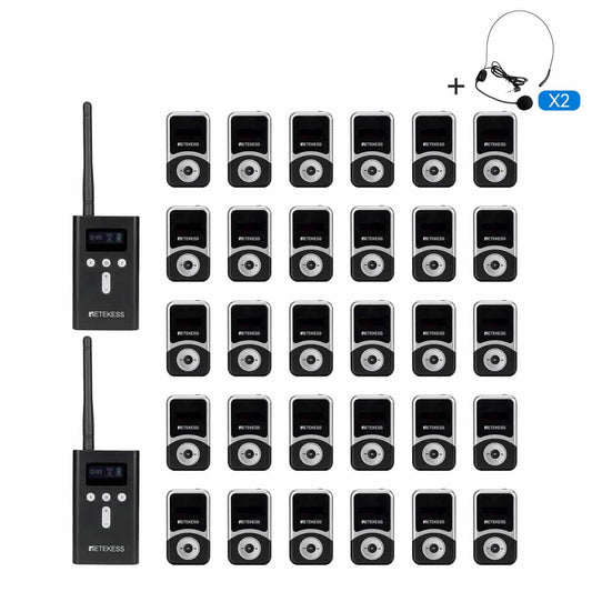 Retekess T130S T131S Interpretation Device 2TX+30RX