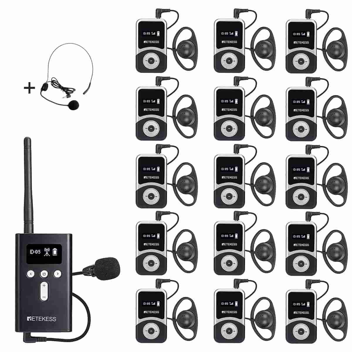 Retekess T130S T131S One Way Tour Guide System