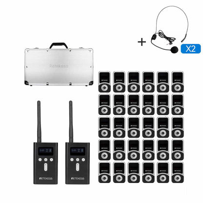 Retekess T130S T131S Wireless Guide System for Receptions, Conferences, and Tours