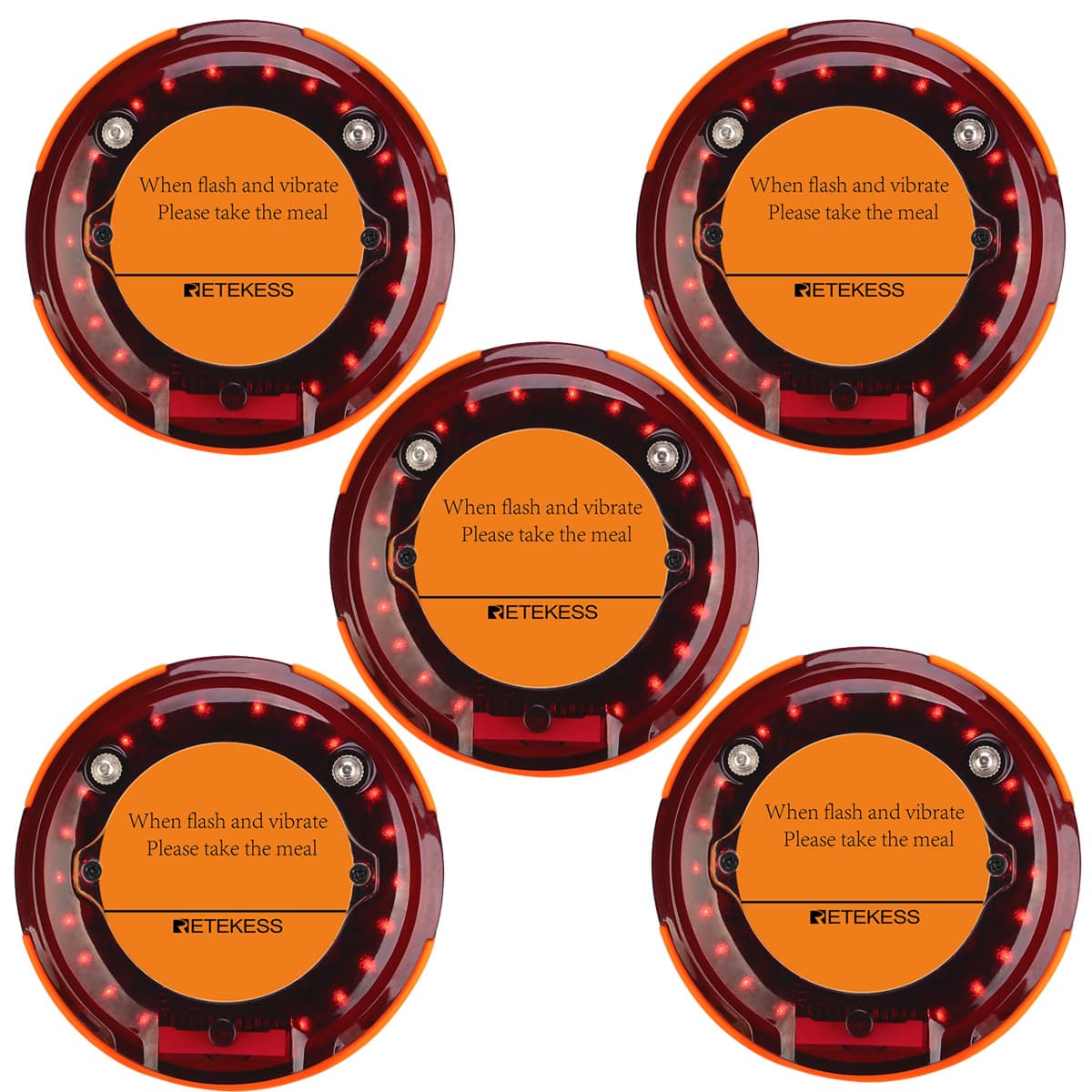 Retekess TD156 IP67 Waterproof and Long Range Pager System 800m TD156 Buzzer x5