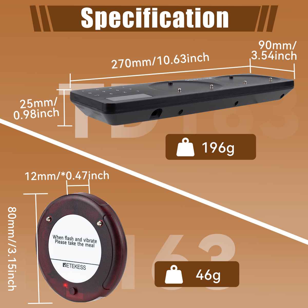 Retekess TD163 Upgraded – Dark Clear Skies UK