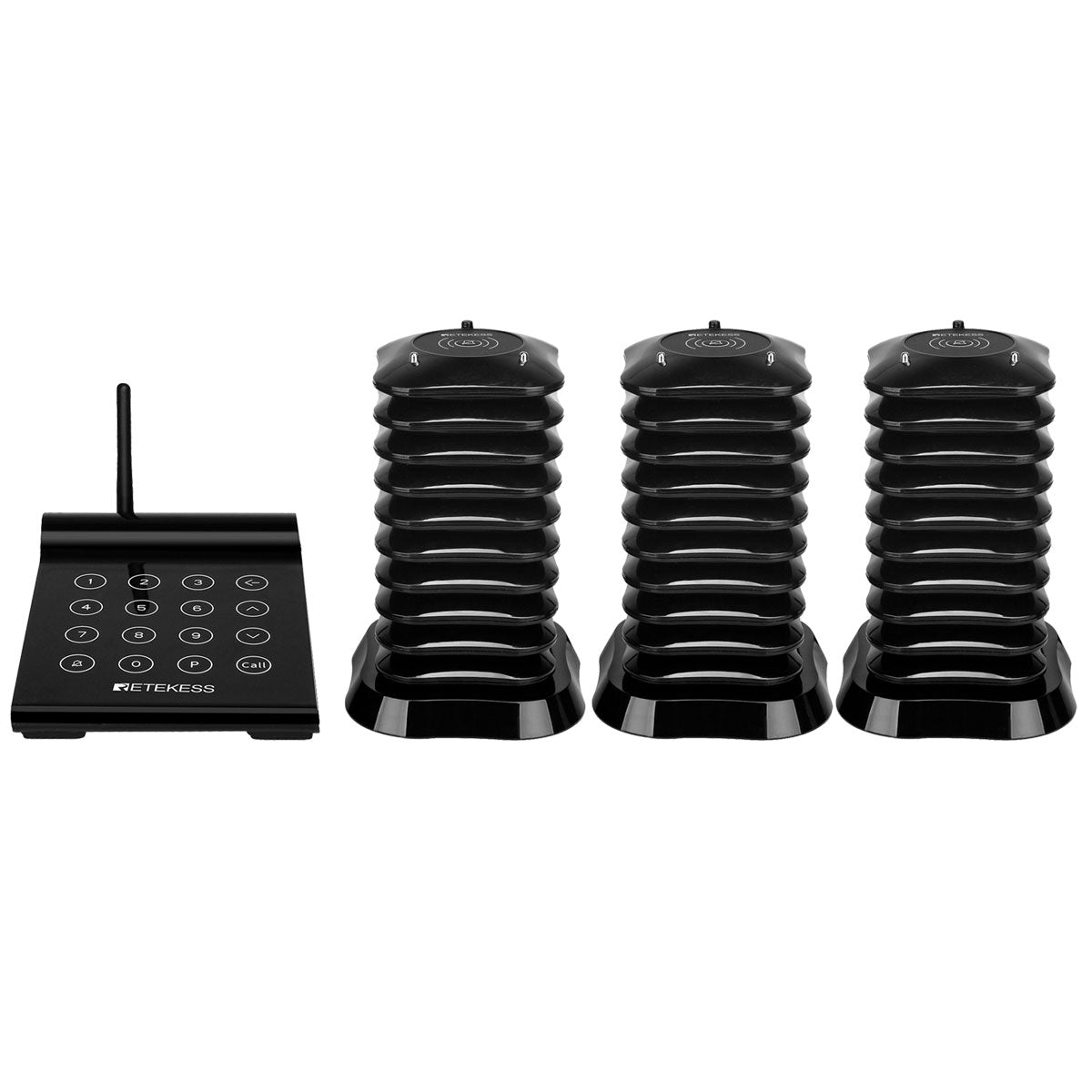 Retekess TD164 Pager System. TD164 with 1 Keypad and 30 Pagers