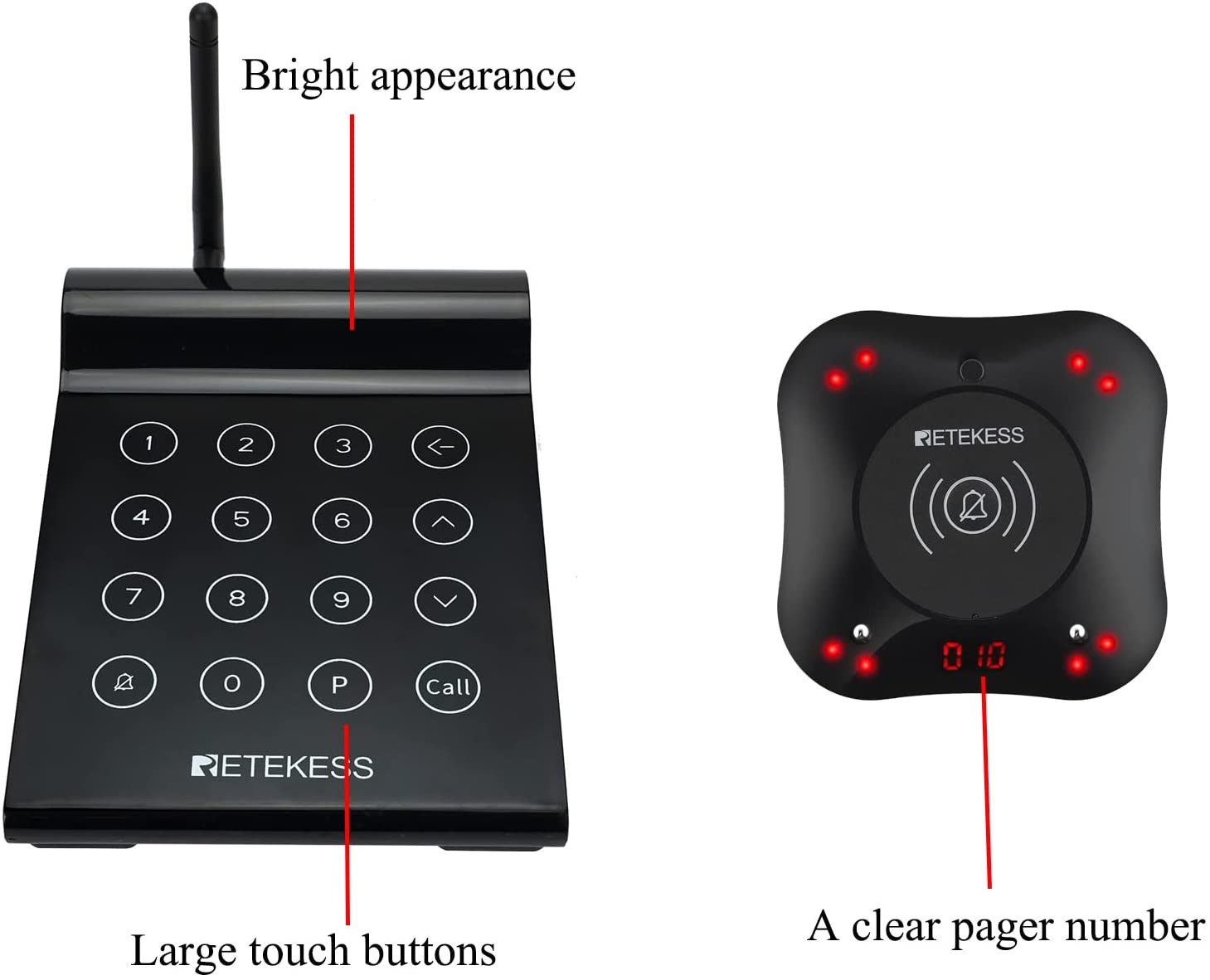 Retekess TD164 Pager System.