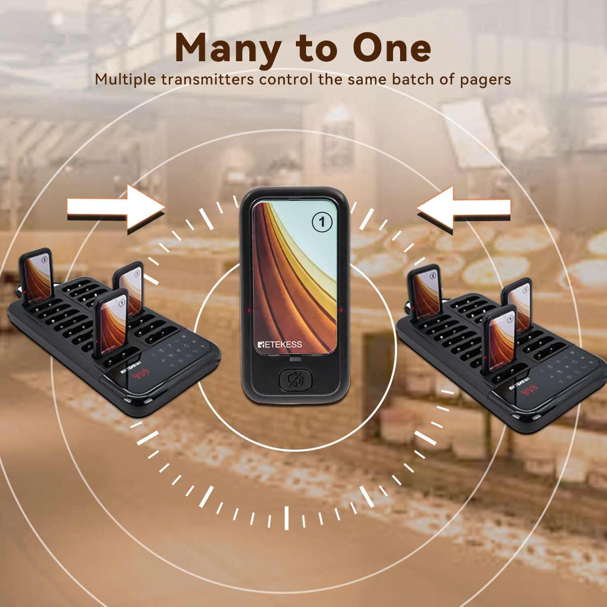 Retekess TD173 Pager System – Dark Clear Skies UK