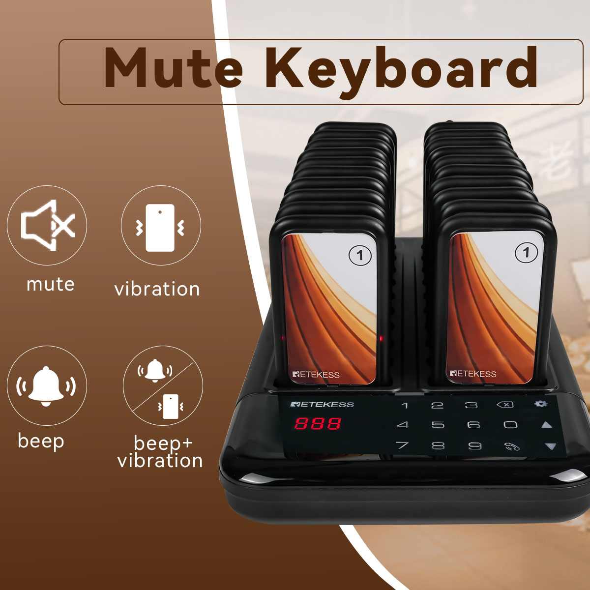 Retekess TD173 Pager System – Dark Clear Skies UK