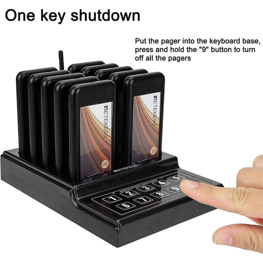 Retekess TD174(SU-68G) Pager System – Dark Clear Skies UK