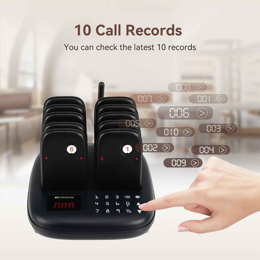 Retekess TD175S 10 Pagers – Dark Clear Skies UK