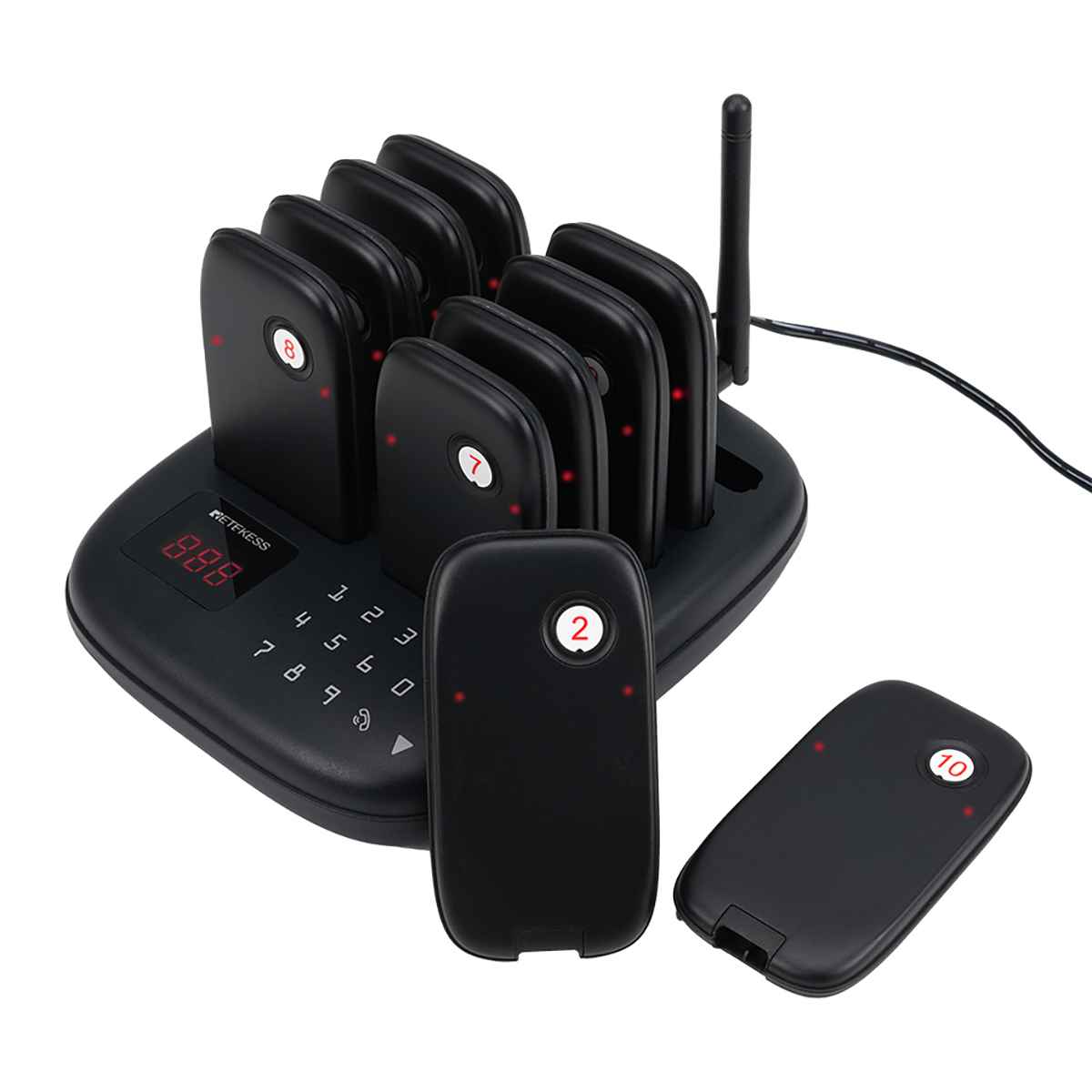 Retekess TD175S 10 Pagers – Dark Clear Skies UK