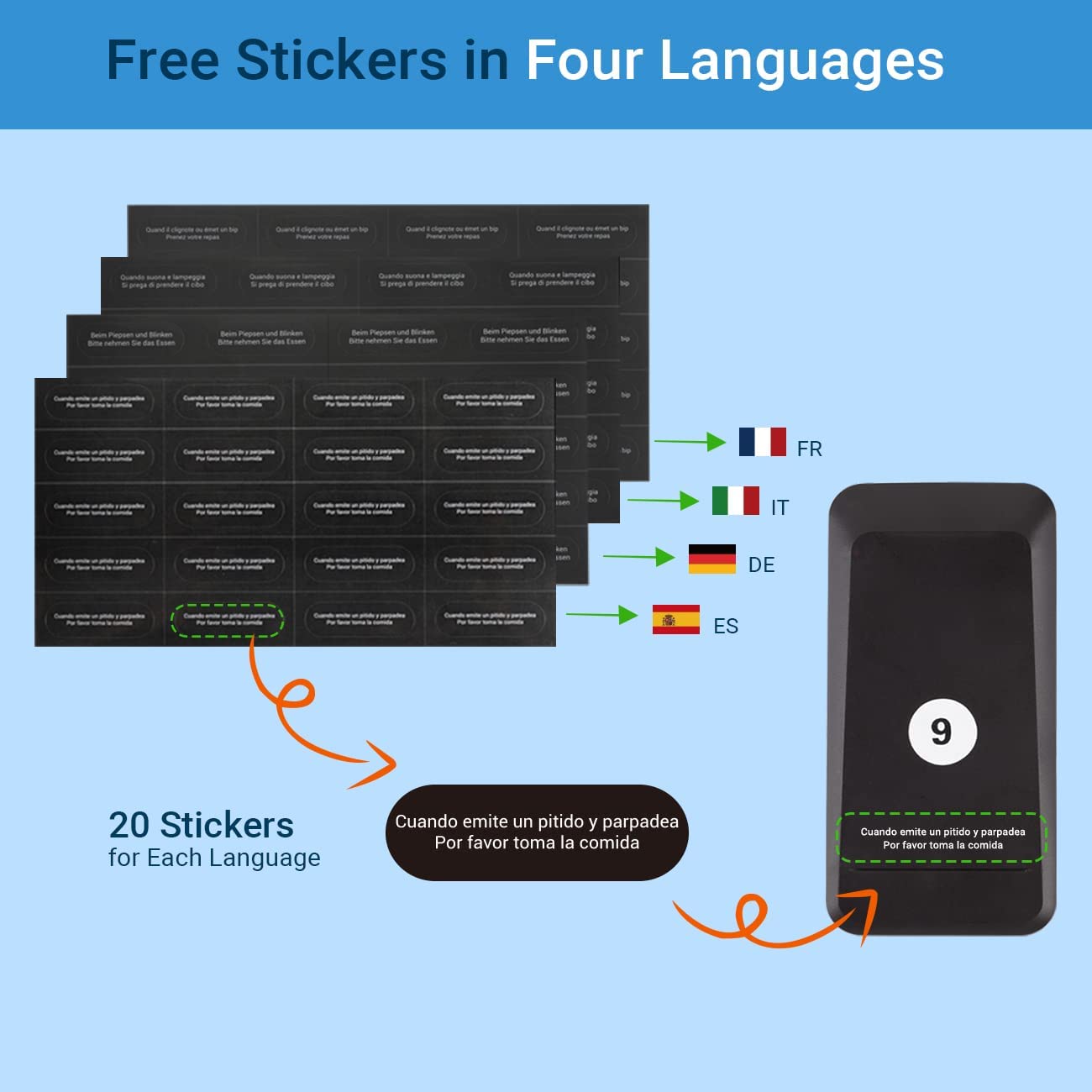 Retekess Tera Restaurant Pager System.