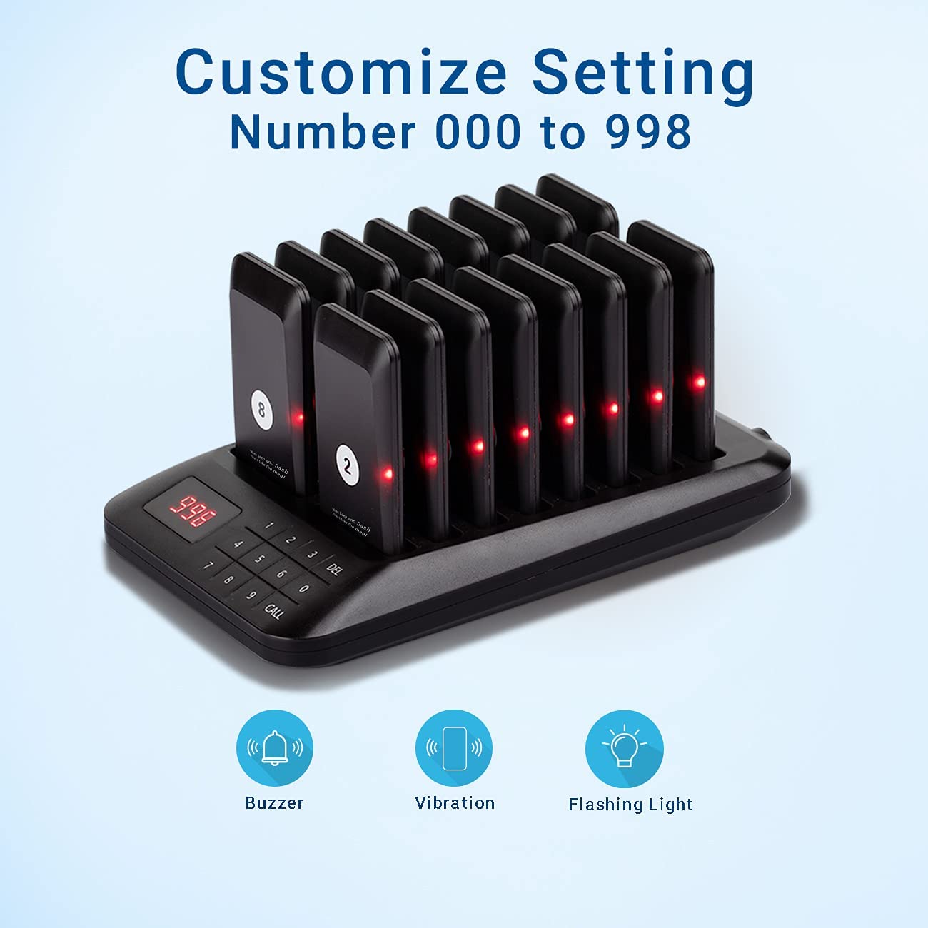 Retekess Tera Restaurant Pager System.