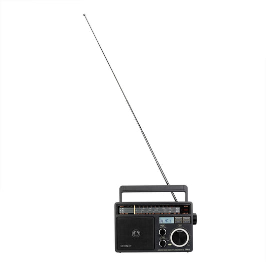 Retekess TR618 Portable Radio, AM FM SW Radio, Analog Short-wave Radio, Support USB, SD/TF Card