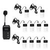 Retekess TT101 Wireless Tour Guide System 1 Transmitter and 10 Recievers