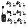 Retekess TT101 Wireless Tour Guide System 1 Transmitter and 6 Receivers