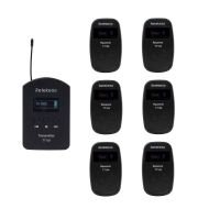 Retekess TT103 Wireless Tour Guide System Translation System 1 Transmitter and 6 Receivers