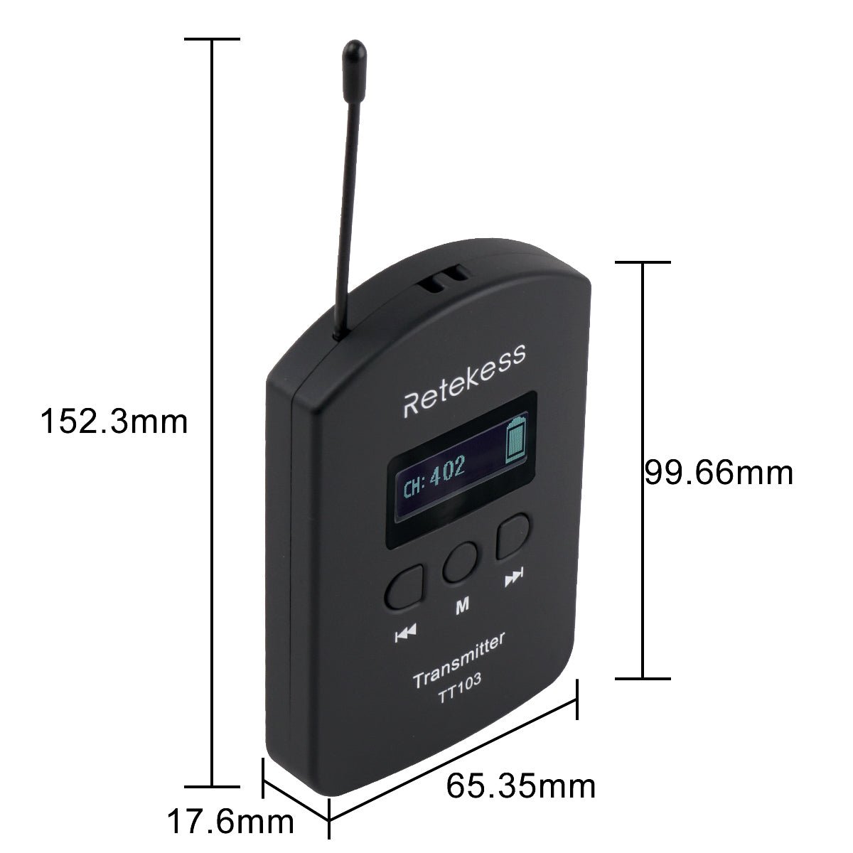 Retekess TT103 Wireless Tour Guide System Translation System