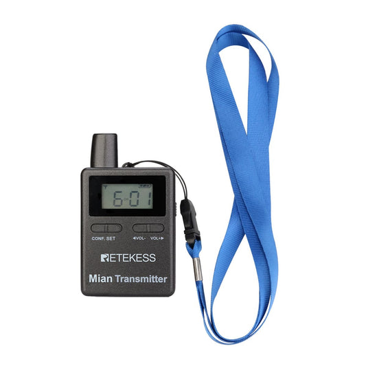 Retekess TT105 Wireless Tour Guide System 2 TX with 38 RX with 40 Port Charging case