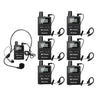 Retekess TT109 Long Range Tour Guide System 1 pc TX + 6 pcs RX